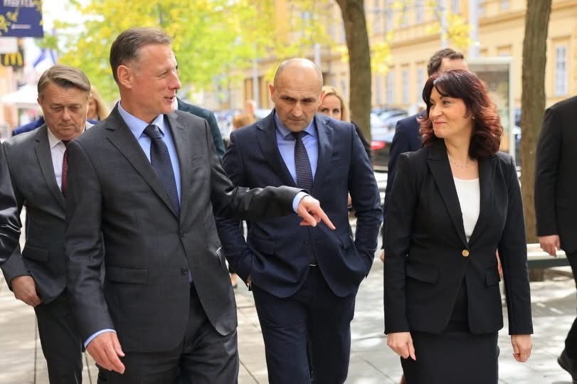 Predsjednik Hrvatskog sabora Gordan Jandroković u radnom posjetu Osječko-baranjskoj županiji